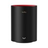 Cudy M3000 Dual-band (2.4 GHz/5 GHz) Wi-Fi 6 (802.11ax) Czarny, Czerwony 1 Wewnętrzne