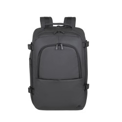 RIVACASE PLECAK NA LAPTOP 17,3" TEGEL ECO, CZARNY, MATERIAŁ WODOODPORNY, EKO RPET, KIESZENIE NA SMARTFON, DOKUMENTY,AKCESORIA
