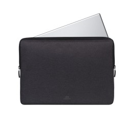 RIVACASE ETUI NA LAPTOP 13,3"-14" SUZUKA, CZARNE, Z MATERIAŁU WODOODPORNEGO