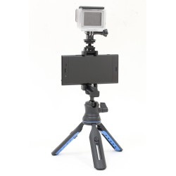 Slik Multi-Pod 3×4 statyw Uniwersalne 3 x noga Czarny, Niebieski