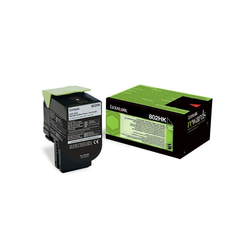 Lexmark Toner 80C2HKE Black