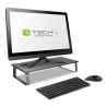 Techly ICA-MS 600TY uchwyt / stojak do monitorów na Biurko Czarny