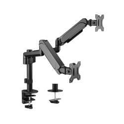 GEMBIRD BIURKOWE REGULOWANE RAMIĘ/UCHWYT NA 2 MONITORY 17-32, 100X100MM, DO 9 KG