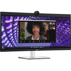 DELL P Series P3424WEB monitor komputerowy 86,7 cm (34.1") 3440 x 1440 px 4K Ultra HD LCD Czarny
