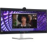 DELL P Series P3424WEB monitor komputerowy 86,7 cm (34.1") 3440 x 1440 px 4K Ultra HD LCD Czarny