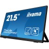 iiyama ProLite T2255MSC-B1 monitor komputerowy 54,6 cm (21.5") 1920 x 1080 px Full HD LCD Ekran dotykowy Czarny