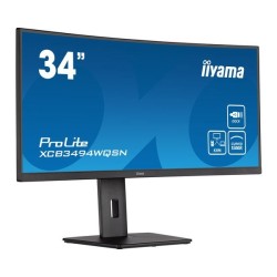 Monitor iiyama ProLite XCB3494WQSN-B5 LED display 86,4 cm (34") 3440 x 1440 px UltraWide Quad HD Czarny