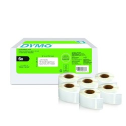 DYMO LW-Rücksendeadress-Etiketten groß 25x54mm 6x 500St./Rol.