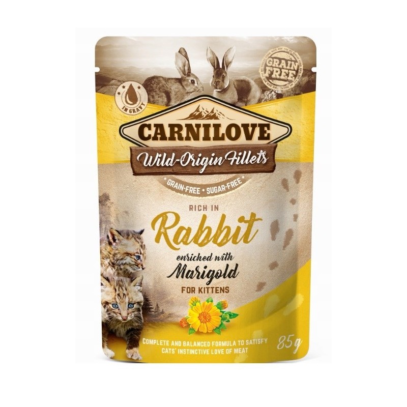 Carnilove Cat Pouch Rabbit&Marigold 85g