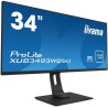 iiyama ProLite XUB3493WQSU-B5 monitor komputerowy 86,4 cm (34") 3440 x 1440 px UltraWide Quad HD LED Czarny