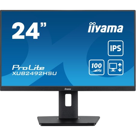 iiyama XUB2492HSU-B6 monitor komputerowy 60,5 cm (23.8") 1920 x 1080 px Full HD LED Czarny