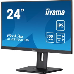 iiyama XUB2492HSU-B6 monitor komputerowy 60,5 cm (23.8") 1920 x 1080 px Full HD LED Czarny