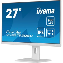 iiyama ProLite XUB2792QSU-W6 monitor komputerowy 68,6 cm (27") 2560 x 1440 px Wide Quad HD LED Biały