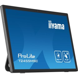 iiyama T2455MSC-B1 signage display Płaski panel Digital Signage 61 cm (24") LED 400 cd/m2 Full HD Czarny Ekran dotykowy