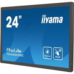 iiyama T2455MSC-B1 signage display Płaski panel Digital Signage 61 cm (24") LED 400 cd/m2 Full HD Czarny Ekran dotykowy