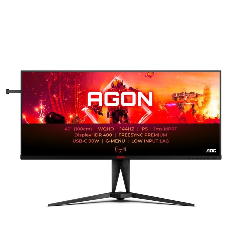 AOC AGON 5 AG405UXC monitor komputerowy 100,3 cm (39.5") 3440 x 1440 px Wide Quad HD LCD Czarny AOC AGON 5 AG405UXC monitor komputerowy 100,3 cm (39.5") 3440 x 1440 px Wide Quad HD LCD Czarny