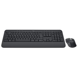 Logitech Signature MK650 Combo For Business klawiatura Dołączona myszka Biuro Bluetooth QWERTZ Niemiecki Grafitowy