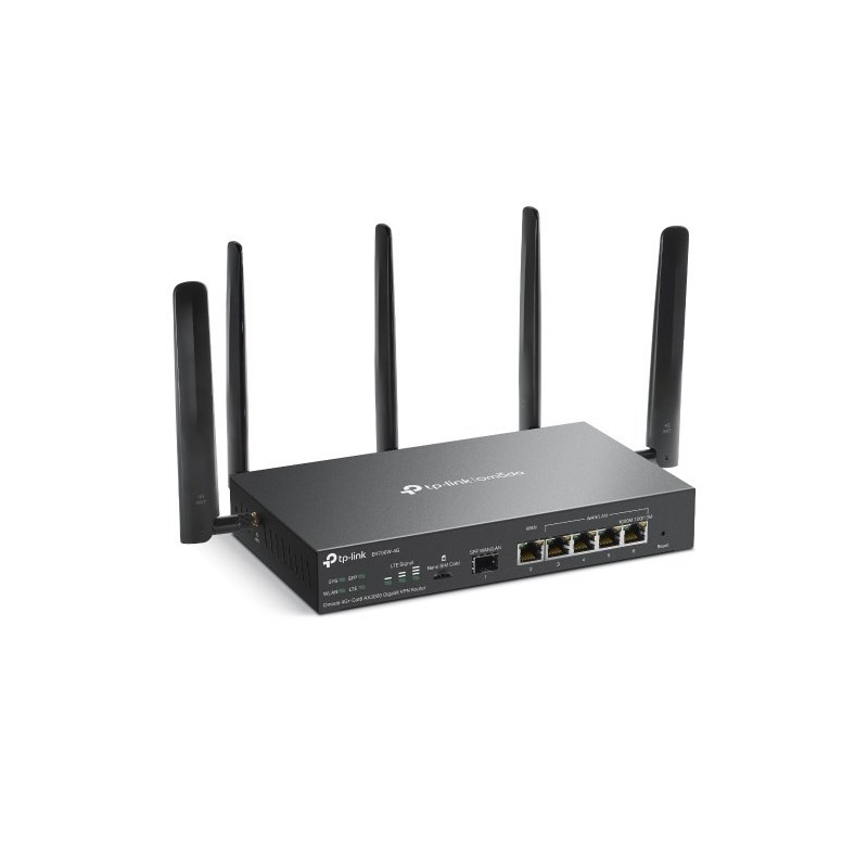 TP-Link Omada ER706W-4G router bezprzewodowy Gigabit Ethernet Dual-band (2.4 GHz/5 GHz) Czarny