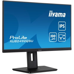 iiyama ProLite XUB2492QSU-B1 monitor komputerowy 60,5 cm (23.8") 2560 x 1440 px Wide Quad HD LED Czarny
