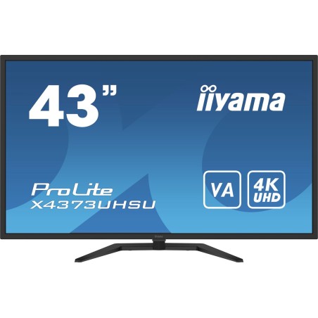 iiyama ProLite X4373UHSU-B1 monitor komputerowy 108 cm (42.5") 3840 x 2160 px 4K Ultra HD Czarny