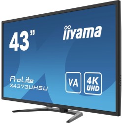 iiyama ProLite X4373UHSU-B1 monitor komputerowy 108 cm (42.5") 3840 x 2160 px 4K Ultra HD Czarny