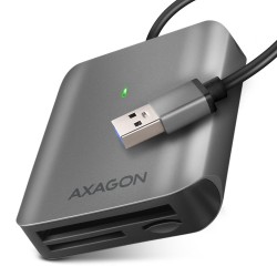 Axagon CRE-S3 External card reader USB-A 3.2 Gen 1 3-slot & lun SD/microSD/CF czytnik kart USB 3.2 Gen 1 (3.1 Gen 1) Type-A