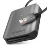 Axagon CRE-S3 External card reader USB-A 3.2 Gen 1 3-slot & lun SD/microSD/CF czytnik kart USB 3.2 Gen 1 (3.1 Gen 1) Type-A