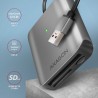 Axagon CRE-S3 External card reader USB-A 3.2 Gen 1 3-slot & lun SD/microSD/CF czytnik kart USB 3.2 Gen 1 (3.1 Gen 1) Type-A