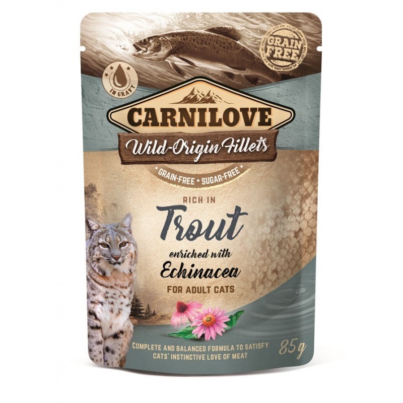 Carnilove Cat Pouch Trout&Echinacea 85g