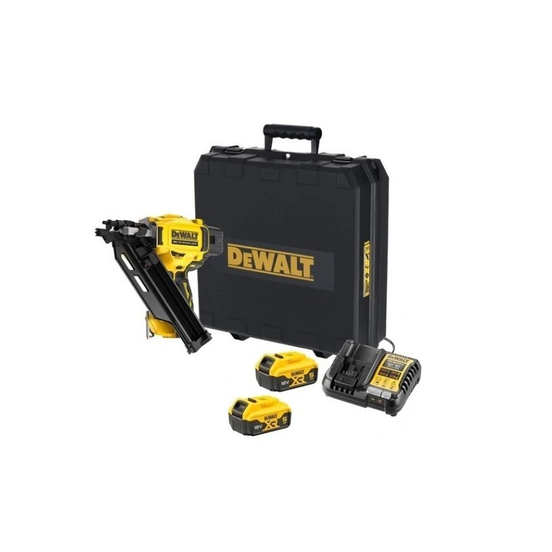 GWOŹDZIARKA 18V DEWALT DCN930P2 33° 64-90mm 2x5,0Ah