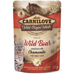 Carnilove Cat Pouch Wild Boar&Chamomile 85g