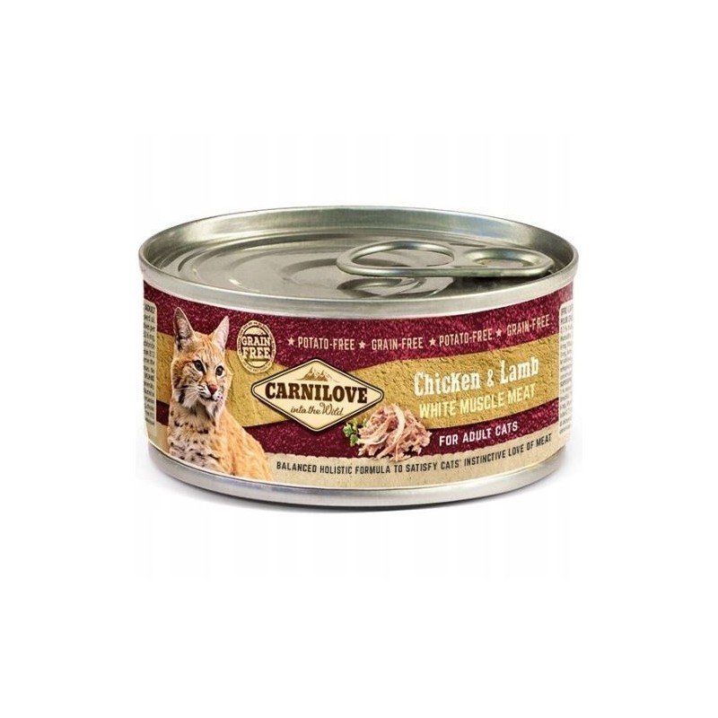 CARNILOVE WMM CHICKEN& LAMB FOR ADULT CATS 100 g