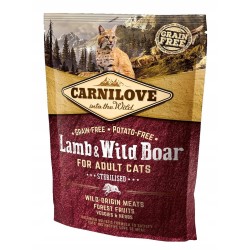 CARNILOVE CAT LAMB&WILD BOAR STERILISED 400G