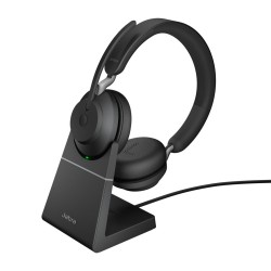 Jabra Evolve2 65, UC Stereo Zestaw słuchawkowy Bezprzewodowy Opaska na głowę Biuro/centrum telefoniczne USB Typu-A Bluetooth