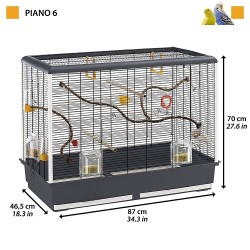 FERPLAST Piano 6 - klatka dla ptaków
