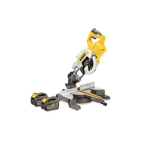 Pilarka ukosowa DEWALT DCS777T2-QW FLEXVOLT 54V 2x6.0Ah 216mm z silnikiem bezszczotkowym (ukośnica kapówka)