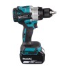 Wiertło Makita DDF486RTJ 2100 RPM 2,6 kg Czarny, Niebieski