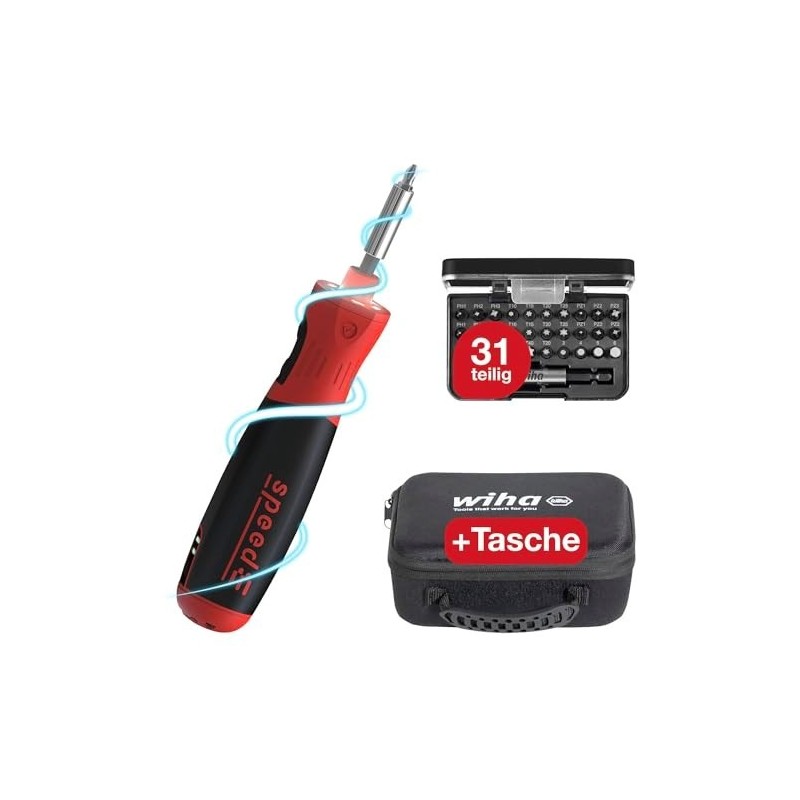 WIHA Wkrętak elektryczny 1/4" speed PocketDrive 31 bitów