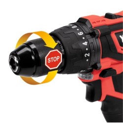 Yato YT-82787 wiertło 1650 RPM Zamek centralny 1,3 kg Czarny, Czerwony