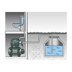Metabo 600969000 pompa wodna 900 W Pompa wyporowa dodatnia 4,5 bar 3500 l/h
