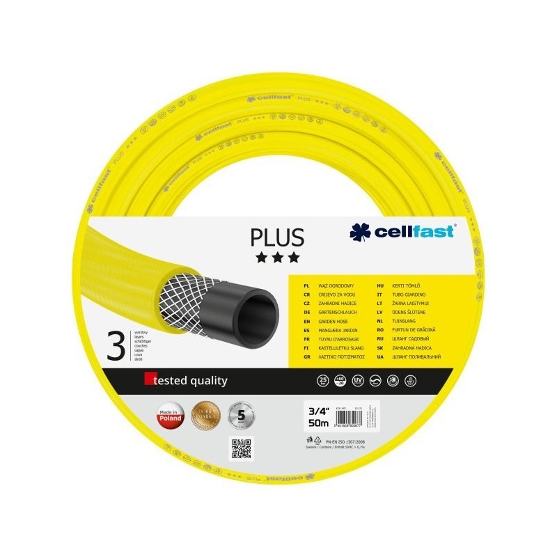 Wąż ogrodowy CELLFAST Plus CF10221R Wąż ogrodowy CELLFAST Plus CF10221R