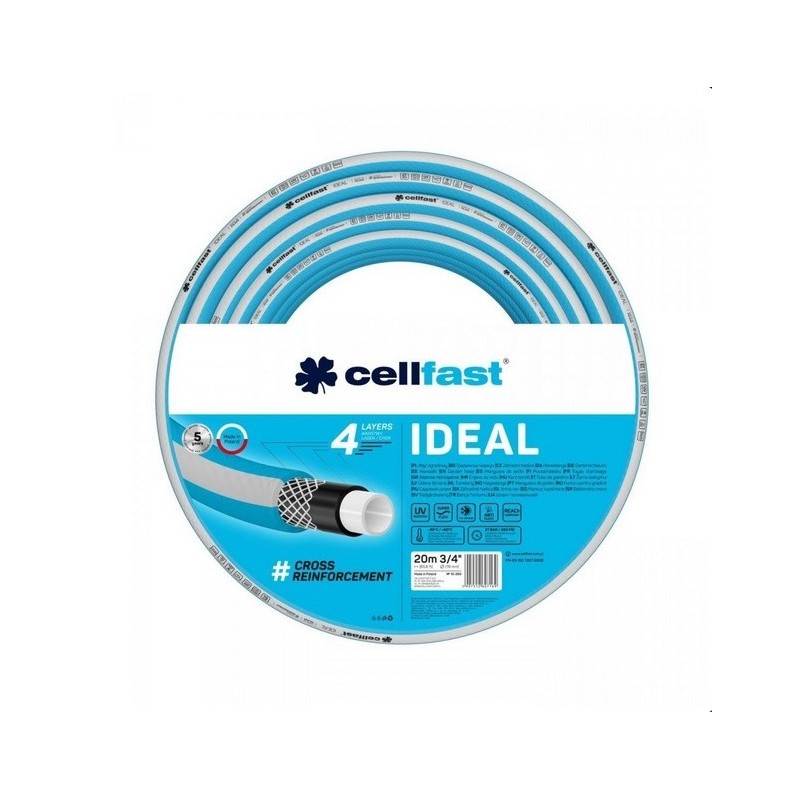Wąż ogrodowy CELLFAST 10-260 Rozm. 3/4" Dł. 20m Wąż ogrodowy CELLFAST 10-260 Rozm. 3/4" Dł. 20m
