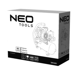 Kompresor bezolejowy NEO tools 12K020