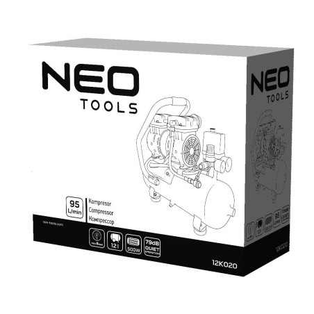 Kompresor bezolejowy NEO tools 12K020