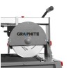 Przecinarka do glazury 1500W Graphite 250x25, rozmiar stołu 1230x460, zakres cięcia 1200mm