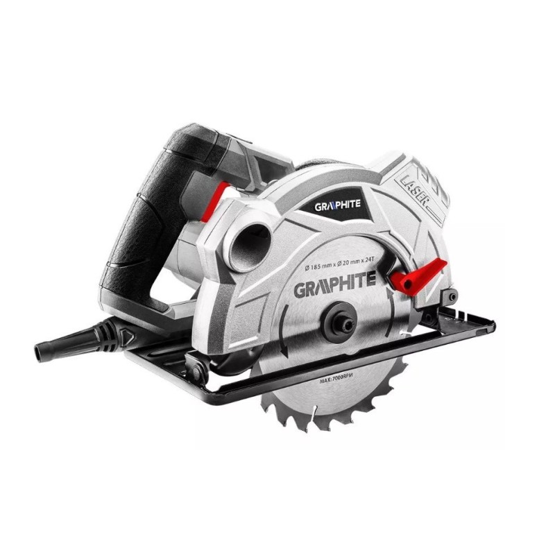 Pilarka tarczowa 1500W Graphite tarcza 185 mm Pilarka tarczowa 1500W Graphite tarcza 185 mm