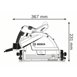 Pilarka tarczowa zagłębiarka GKT 55 GCE 1400W BOSCH