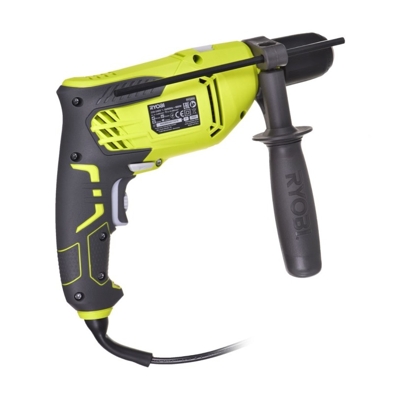 Wiertarka udarowa 800W, walizka RYOBI Wiertarka udarowa 800W, walizka RYOBI