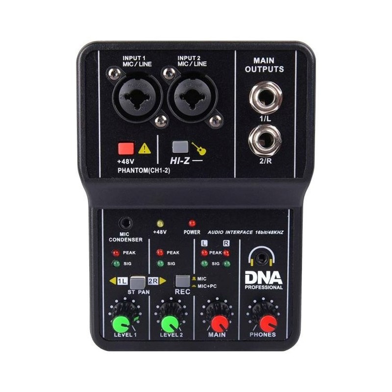 DNA Professional Mix 2 - analogowy mikser audio DNA Professional Mix 2 - analogowy mikser audio
