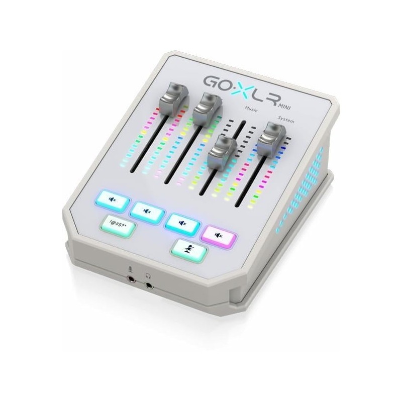 TC Helicon GO XLR Mini-WH Mikser / sampler do streamingu biały TC Helicon GO XLR Mini-WH Mikser / sampler do streamingu biały